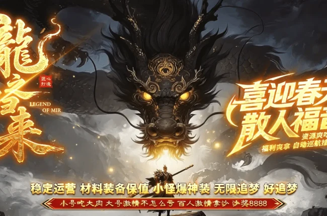 龍之归来-专属神器-攻速单职业-命格系统-五行之力-神器修炼-魔法结阵-八大陆-带网站【九哥制作】