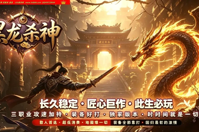 4-745最新独家黑龙杀神轻微变三职业传奇版本-第五大陆-ESP插件-带假人-自动回收-GOM引擎